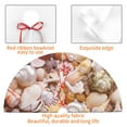 thumbnail image 6 of Kll 30" Christmas Tree Skirt Colorful Seashells Xmas Tree Skirts Mat For New Year Xmas Holiday Party Indoor Outdoor Home Decoration, 6 of 9