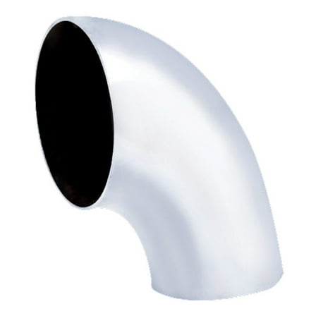 Xforce MS300-90 Mandrel Bend 304 Stainless Steel Polished 3" 90 degree 1.5D 6" Leg Exhaust Pipe