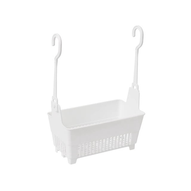 Injueey Cesta colgante plegable Soporte de ducha de drenaje vertical Suministros de Caja de almacenamiento Organizador de limpieza de Almacenamiento y organización del hogar