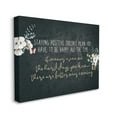 thumbnail image 4 of Stupell Industries Motivational Distressed Stay Positive Charming Florals Canvas Wall Art by Kim Allen, 4 of 4