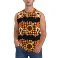 thumbnail image 1 of Balery Sunflower Gnomes and Bees Camisetas sin mangas para hombre, absorbe la humedad y protege contra el mal olor.-3X-Large, 1 of 7