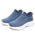 thumbnail image 4 of Women's Breathable Mesh Walking Shoes, Slip-On Design, Anti-Slip Sole, Lightweight Casual Sneakers, 4 of 13