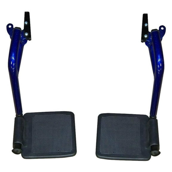 Drive Replacement Parts for Transport Chair ATC17 & 19 - Footrest Blue - Pair