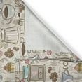 thumbnail image 3 of Ambesonne Vintage Kitchen Curtains, Coffee Espresso Machine, 55"x39", Pale Pink Beige, 3 of 3