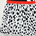 thumbnail image 6 of Girl Dalmatian Costume Polka Dots Dress w/Wig Gloves Mask for Halloween Dress up, 6 of 8