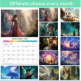 thumbnail image 5 of Fairy Tale Calendar 2027, 13 Month Wall Calendar from Jan. 2027 - Jan. 2028, Digital Art Magic Fairy Themed Calendar for Friends, Family, 11.3"x16.5" Opened, 5 of 5