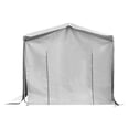thumbnail image 6 of Gray PE Steel 2.4x2.4x2.4m Waterproof, Sun-Proof And UV-Proof Outdoor Storage Shed, 6 of 10