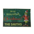 thumbnail image 2 of Supbessel Grinch Décorations de Noël Tapis de Porte d'Entrée Intérieur Extérieur, 2 of 3