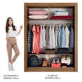 thumbnail image 4 of Ropero Closet Madesa Denver 2 Puertas Corredizas 2 con Espejo Marrón, 4 of 5