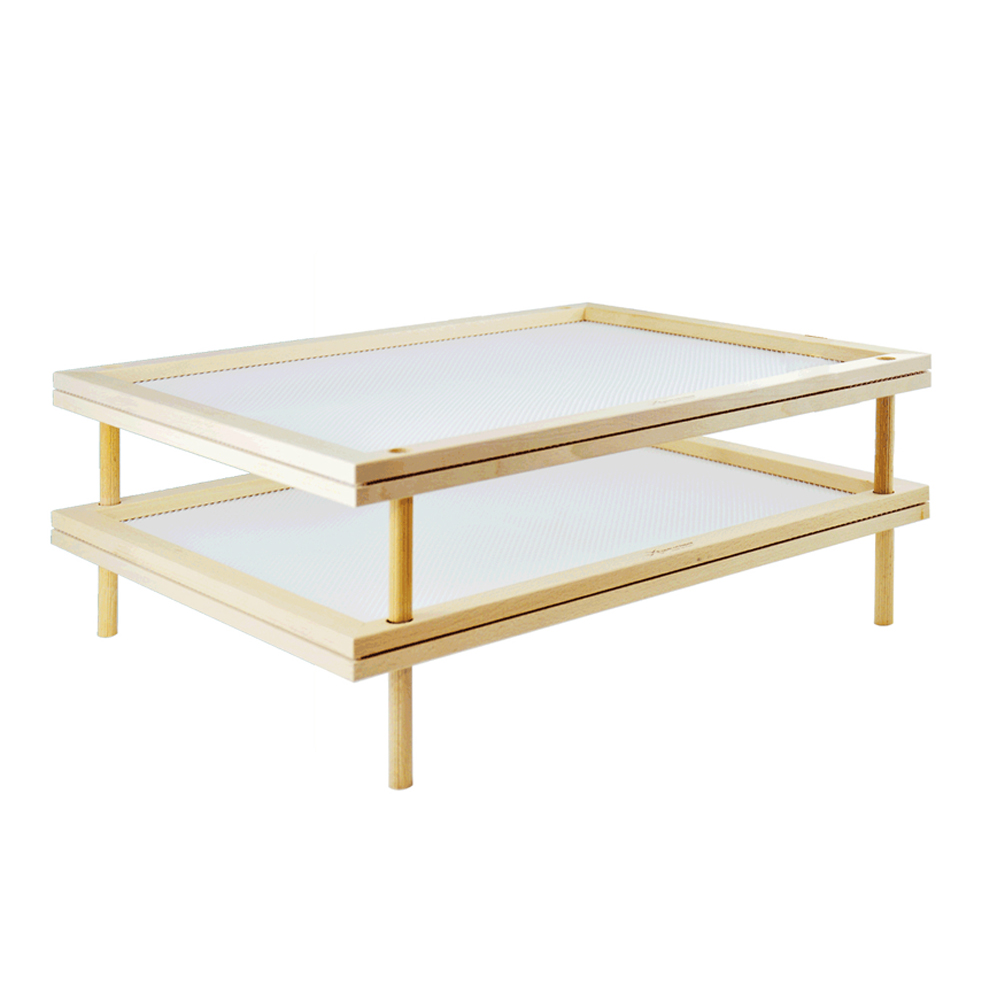 Eppicotispai Stackable Pasta & Food Drying Rack, Set of 2, 19.7" x 15.