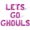 Pink, variant on Letter Balloons - LETS GO GHOULS 16" Inch Alphabet Letters Foil Mylar Balloon Halloween Party Banner (Pink)