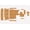 Brown over White, variant on For 1988-1990 Bayliner 4588 Motoryacht Non-Slip Faux Teak EVA Foam Marine Deck Pad Self-Adhesive Yacht Boat Floor