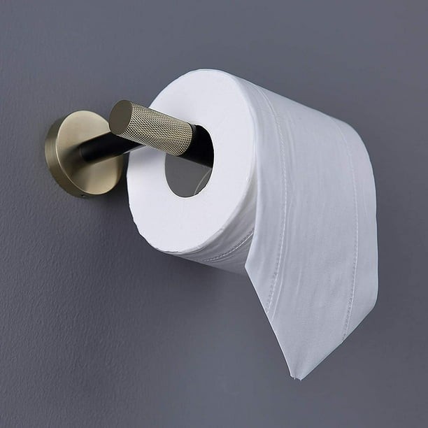 Porte-rouleau papier toilette Noir - Vera