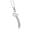 Silver, variant on Trendy Customizable Swords Shape Necklace 304 Stainless Steel Jewelry Clavicle Chain Perfect Gift For Him Her
