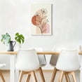 thumbnail image 2 of Minimalist Boho Flower Line Art Framed Canvas Wall Art - Neutral Terracotta Botanical Decor For Living Room Bedroom, Modern Aesthetic Art Print 8*12inch(20*30cm), 2 of 6