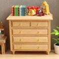 thumbnail image 4 of Cajón modelo de cofre en miniatura para niños, muebles de casa de muñecas, accesorios de dormitorio, 1/12, 4 of 5