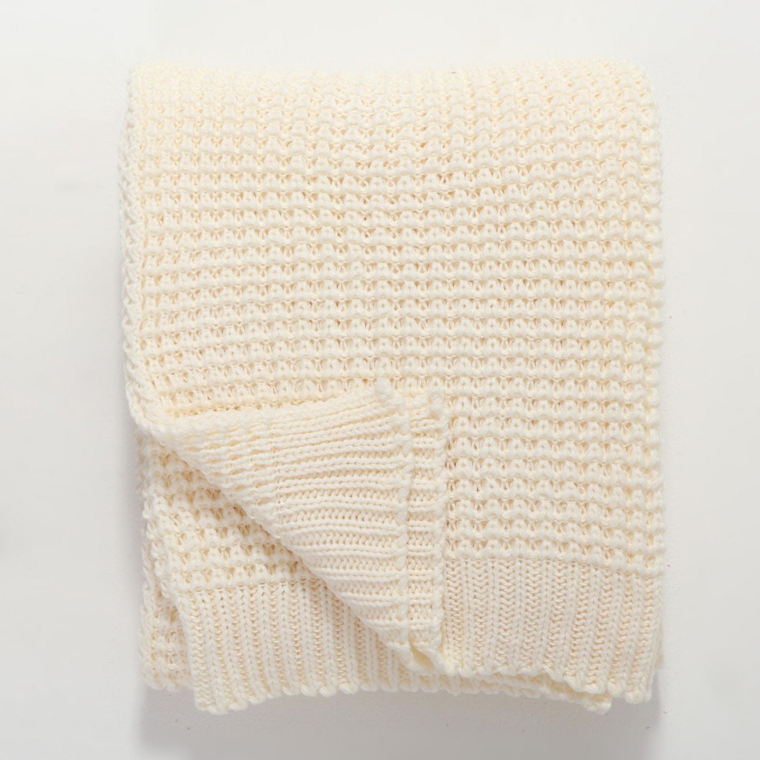 CABLE KNIT THROW, Size 50 in. x 60 in.