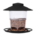 thumbnail image 2 of Squirrel-Proof Bird Feeders for Outdoors Hanging Black Clear Reservoir Automatic Feeding Station 1 Pc Wild Bird Lovers, 2 of 6