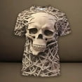 thumbnail image 2 of LUOGENLI T-shirts pour Homme pour Hommes T-Shirt Cool à Col Rond à Manches Courtes T-Shirt 3D à la Mode T-Shirt à Manches Courtes T-shirts pour Hommes T-shirts Graphiques TTG Grand Fête de la Saint-Patrick Gris TG, 2 of 4