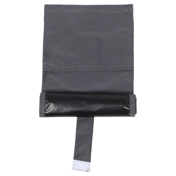 Blackout French Door Curtain Thermal Insulated Block Light Window Door Panel Room Darkening Door Curtain With Adhesive Tape For Sidelight Door Dark Grey