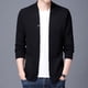 thumbnail image 5 of Gibobby Suéteres para hombre Suéter de Punto Trenzado con Botones y Bolsillos para Hombre(Negro,M), 5 of 5