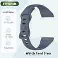 thumbnail image 3 of MYKOMI 3 Pack Compatible for Fitbit Versa 4 / Fitbit Versa 3 / Fitbit Sense 2 / Sense Watch Bands, Soft Silicone Replacement Strap for Versa 4 / Versa 3 Watch Band Women Men, 3 of 6