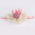 thumbnail image 2 of Naierhg Cute Kids Baby Girl Toddler Lace Crown Hair Band Headwear Headband Accessories, 2 of 8