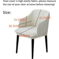 thumbnail image 3 of Chair Covers for Dining Chairs:Dining Chair Covers High Elastic Fabric and Anti-Wrinkle,forros para sillas de comedor,Chair Back Covers and Seat Covers for Chairs,Machine Washable,2Pcs (Brown), 3 of 9