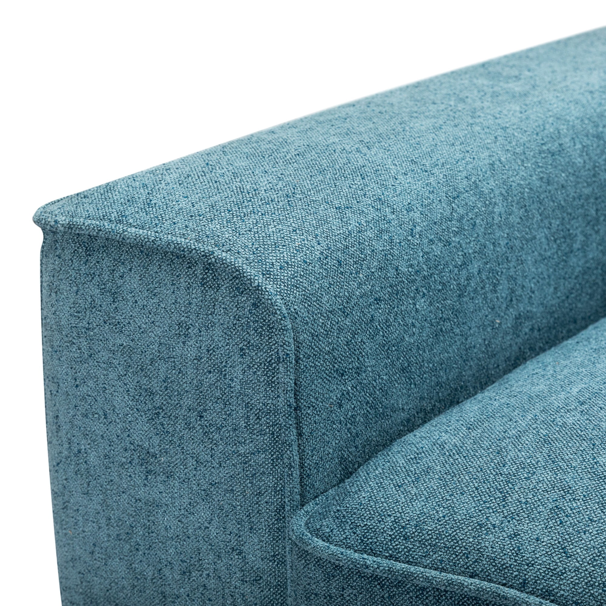 79.5" Modern Sofa Couches,3-Seat Sofa Couch Linen Fabric Upholstered Sofa Furniture with Pillows for Living Room Bedroom Apartment,Blue