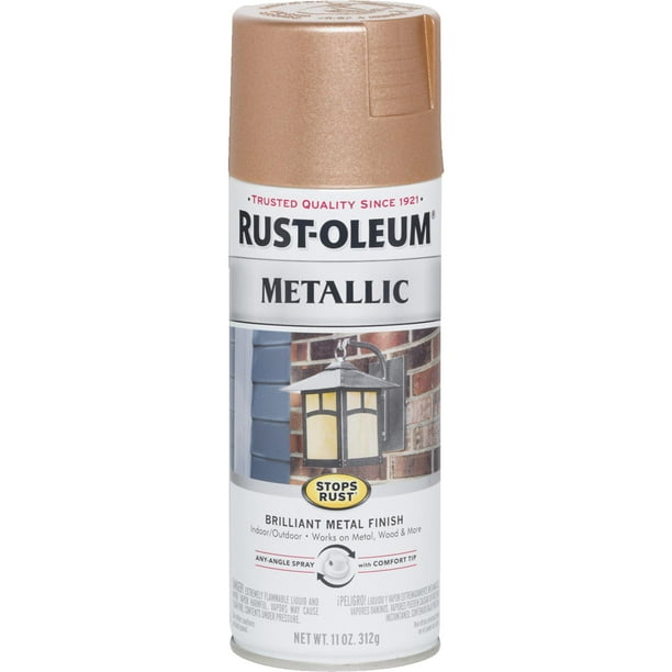 RUSTOLEUM 7273830 Metallic Spray Paint, Copper, Metallic, 11 oz