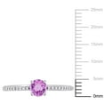 thumbnail image 2 of Everly Women's Sapphire 14k White Gold Ring, 2 of 7