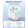 thumbnail image 4 of Funda ESR para AirPods Pro 2.ª generación con MagSafe White, 4 of 9