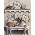 thumbnail image 3 of Unknown 15x18 Black Modern Framed Museum Art Print Titled - Flowers and Fruit, 3 of 5