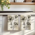 thumbnail image 7 of Yellow Beige Flower Kitchen Towels Set of 3, Farmhouse Shabby Chic Wildflower Absorbent Dish Towels for Kitchen, Microfiber Hand Towel, Quick Drying Tea Towel for Cleaning Decorative Dishcloths, 7 of 7