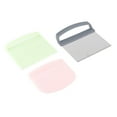 thumbnail image 2 of Raspador de masa multiusos de 3 piezas, apto para uso alimentario, cortador de masa para pasteles, pan, 2 of 14