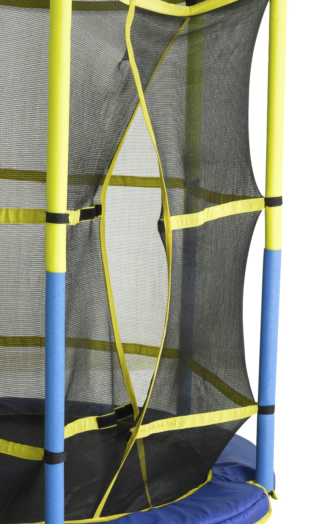 Machrus Upper Bounce 44.48" Trampoline Jumping Mat With Attached Safety Net and Clips Fits 55" Round Trampoline Frame