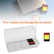 thumbnail image 3 of 10 en 1 Caja de almacenamiento protectora de la caja de la tarjeta de juego para Nintendo Switch (Blanco) WDOplteas  Para estrenar, 3 of 8