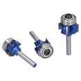 thumbnail image 4 of Ensemble de Bits pour Routeur Edge, 4 Flûtes de Qualité Industrielle Coin Arrondi de 6mm avec Boîte de Rangement pour Table pour Tiroir pour Armoire, 4 of 8