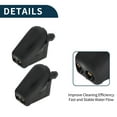 thumbnail image 4 of Unique Bargains Windshield Washer Nozzle for Mini Cooper Hatchback 02-06 Durable No.61667146377 Black 1 Set, 4 of 6
