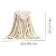 thumbnail image 3 of Vadktai Fleece Blanket, Fleece Throw Blanket, Soft Fluffy Velvet Sofa Blanket, Plush Throw Fuzzy Lightweight Super Soft Microfiber Flannel Blankets for Couch, Bed, Sofa Warm and Cozy for All Seasons, 3 of 5
