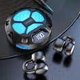 thumbnail image 2 of Auriculares inalámbricos para gaming de conducción ósea con ANC, pantalla LED, BT 5.0, latencia ultrabaja de 15 ms, diseño ergonómico e impermeabilidad IPX5, para PC y móviles, 2 of 11