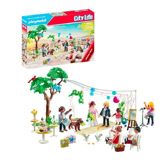 Set de juego Playmobil My Life Fiesta de Boda (163 Bloques)