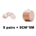 thumbnail image 1 of 5M Mujeres Pecho Pezón Cubre , Empuje Hacia Arriba Sujetador Cuerpo Invisible Levantamiento De Senos Cinta Adhesiva Sujetadores Íntimos Sexy Bralette,Boob Tape,Correa para el pechopangjing, 1 of 4