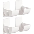 thumbnail image 6 of 2 Pairs Trash Bag Holder, Wall Mounted Trash Bag Dispenser, Waterproof Self-Adhesive Garbage Dispenser, Adjustable Length for Kitchen Bathroom, White, 6 of 6