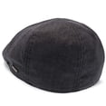 thumbnail image 4 of Walrus Hats Luxe Check Duckbill Flat Cap Grey – Modern 6-Panel Wool Blend Hat with Premium Cotton Liner, Suede Underbrim & Stretch Fit for Comfort, 4 of 7