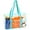 blue, variant on Fammart Large Clear Beach Tote , Clear Beach Bag for Women, Large Pool Tote Bag With Zipper Closure, Waterproof, Sandproof