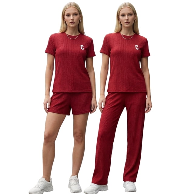 Conjunto Casual 3 Piezas Pantalón, Short y Blusa Versatilidad y Estilo para Mujer