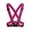 Pink, variant on Dvkptbk Sleeveless Garment Visibility Neon Vest Reflective Belt Vest Fit for Running Cycling Sports Sports Safety