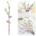 thumbnail image 2 of CoreLiving Easter Floral Picks Artificial Flowers for Decoration, Spring Berry Stems with Easter Eggs for Vase Filler, Wreath Making, Tree Ornaments for Indoor Outdoor Decor, 10 Count, 2 of 6