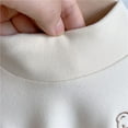 thumbnail image 2 of Children's Autumn And Winter Thick Half-height Collar Pullover De Velvet Bottoming Shirt Boys Long Sleeve T-shirt Girls T-shirt Warm Tide, 2 of 8